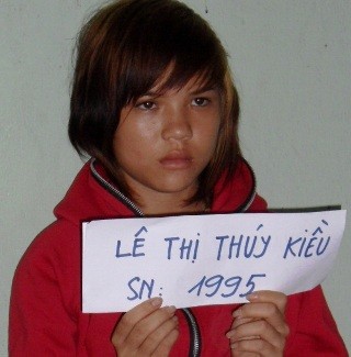 Lê Thị Thúy Kiều, một đối tượng trong băng cướp